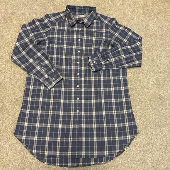 Wool& Womens Florence Merino Wool And Linen Tunic Shirt Sz L - Picture 4 of 9